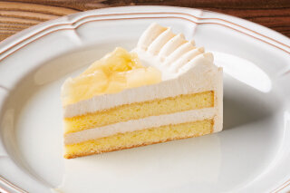 桃とアールグレイのショートケーキ