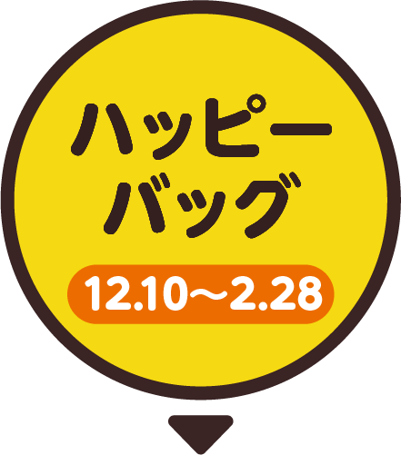 ハッピーバッグ 12.10~2.28