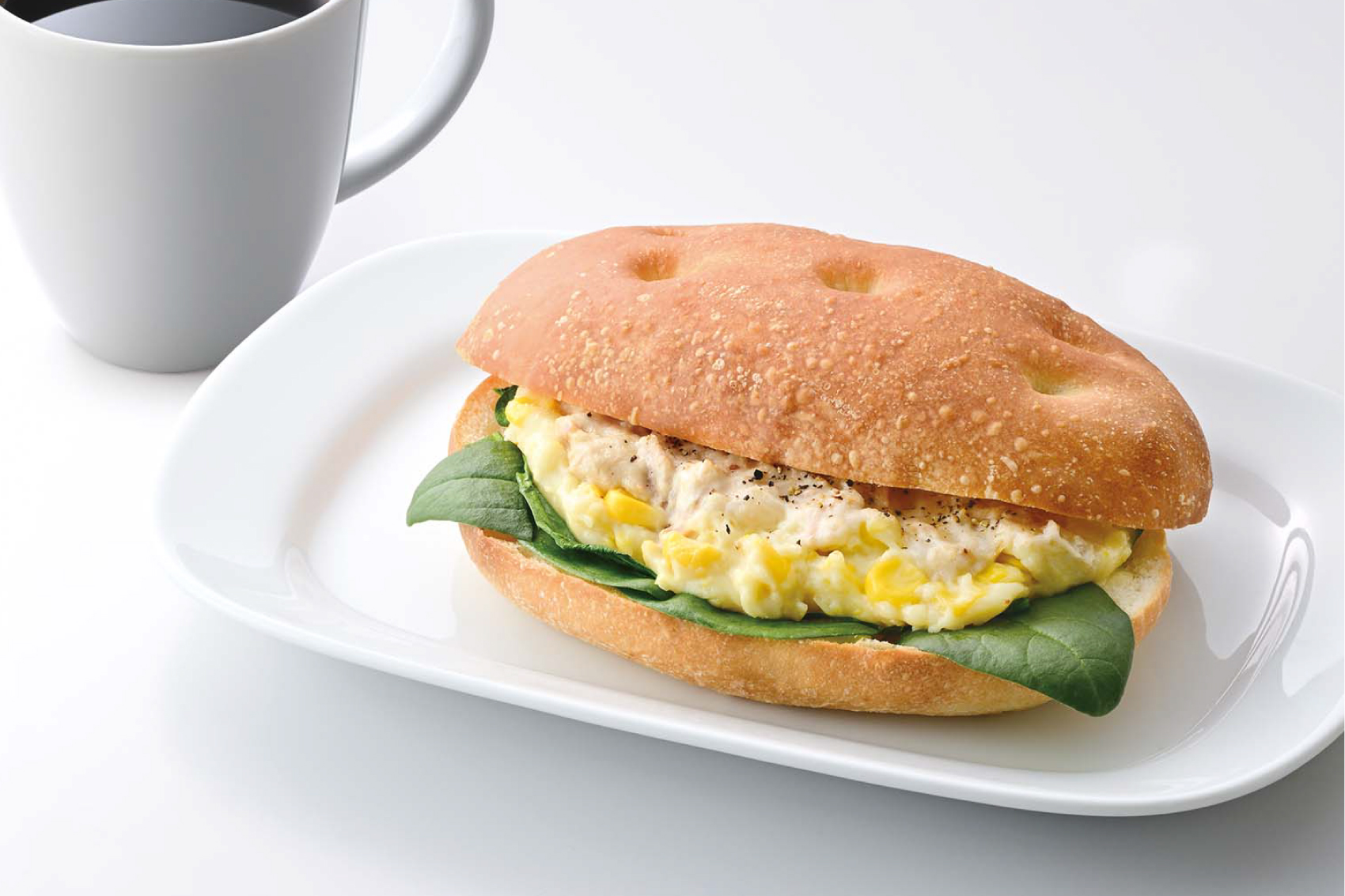 十勝産コーンクリーム＆ツナフォカッチャ