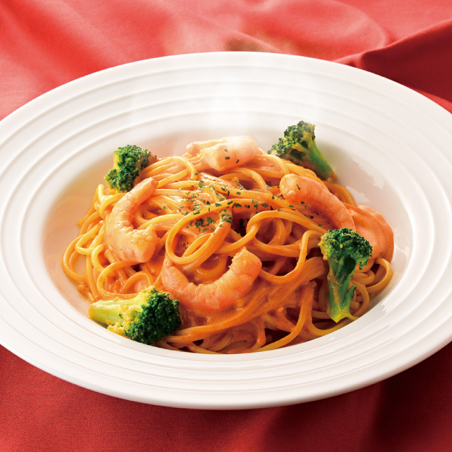 えびの濃厚トマトクリーム～ビスク仕立て～