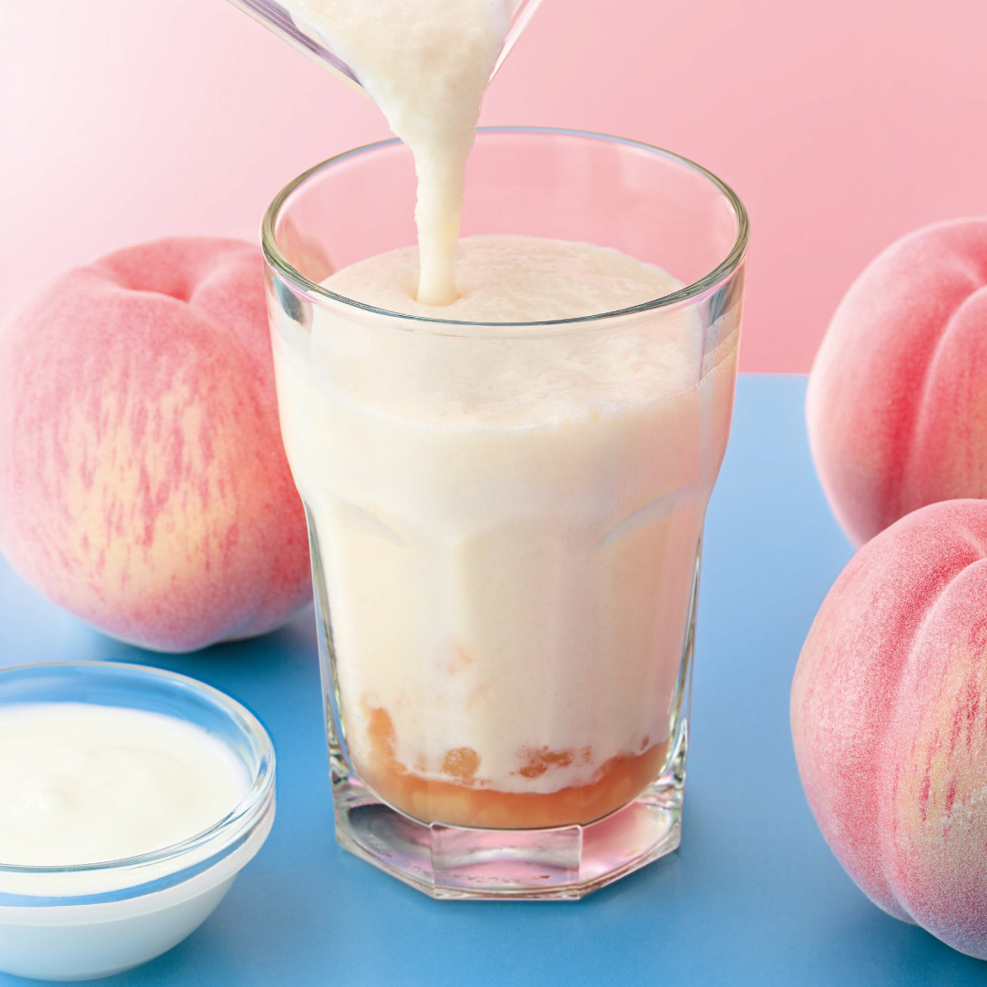 白桃&ヨーグルトスムージー