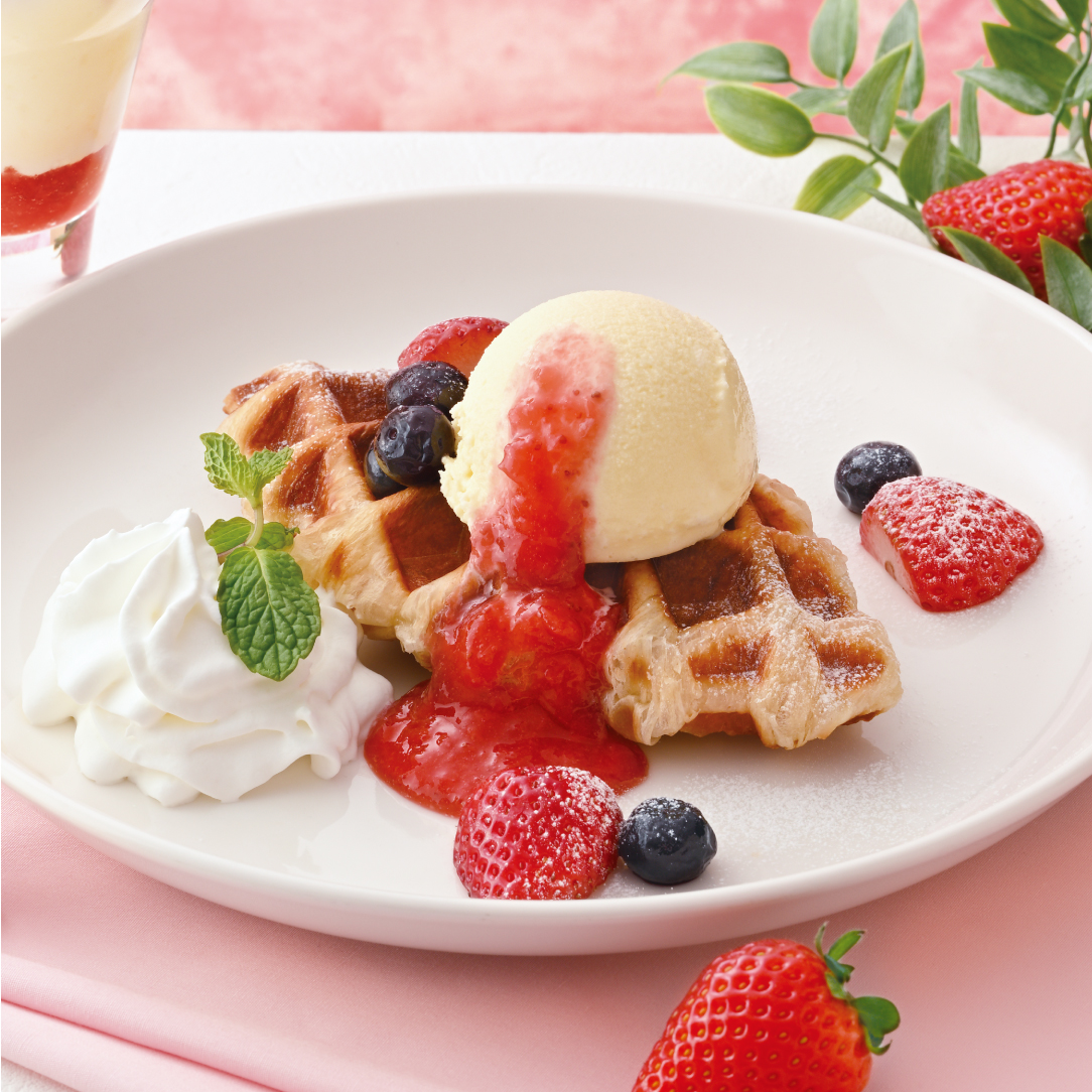 焼きたてクロッフル ダブルベリー