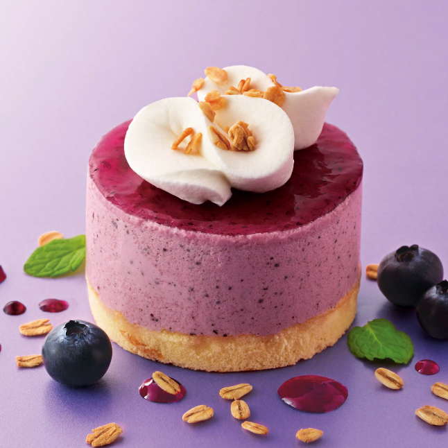 アサイームースケーキ