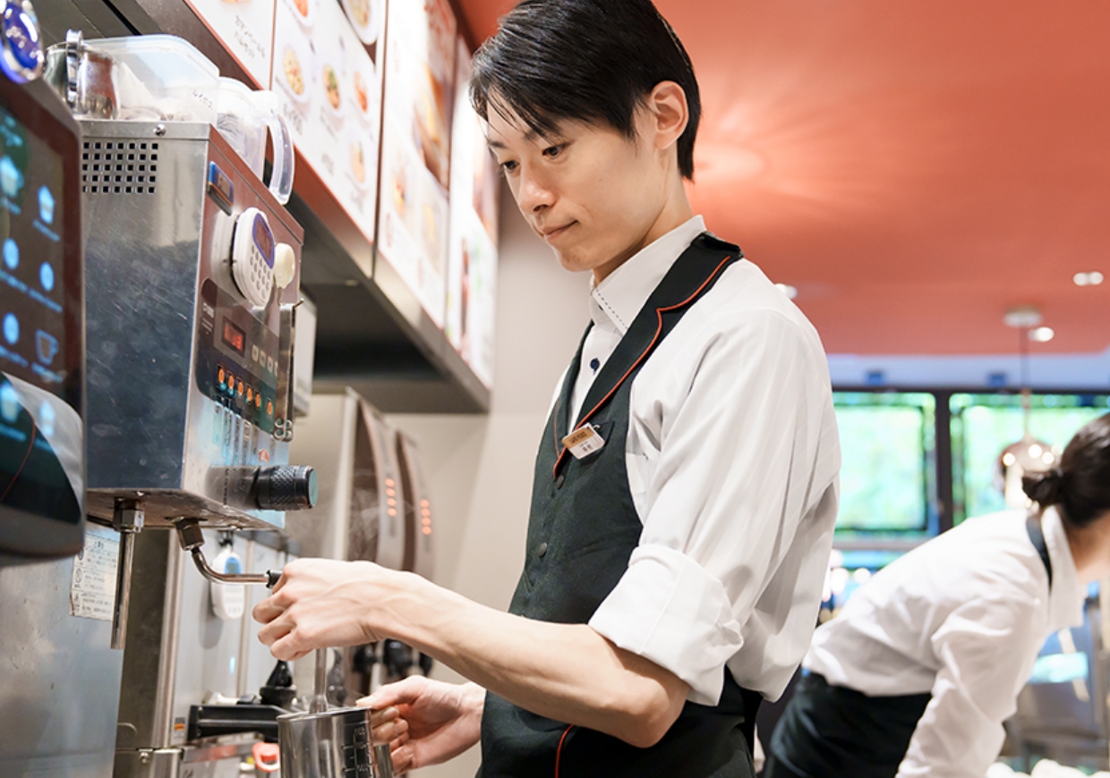 カフェ・ベローチェの店員の画像