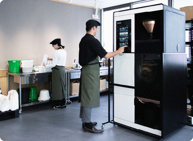 障がい者の方々が安心して働ける珈琲豆の焙煎所を東京本社に開設