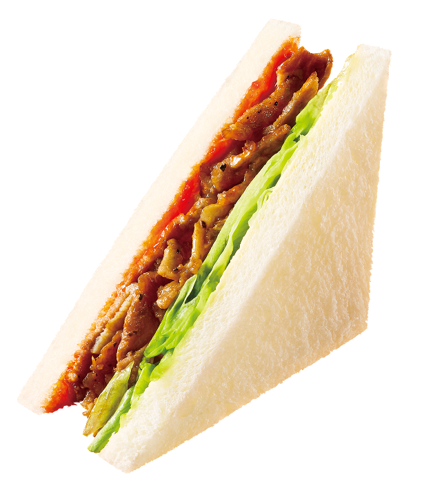 三元豚の焼肉サンド